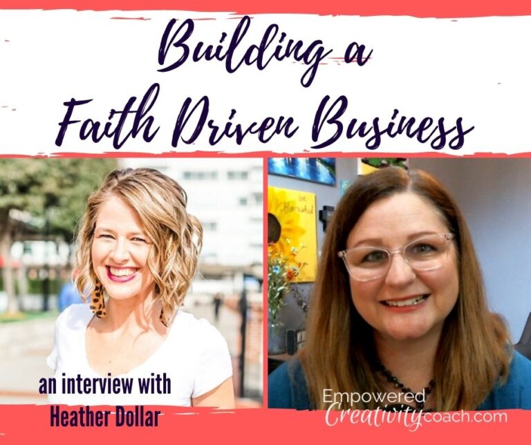 Building a Faith Driven Business | Empowered Creativity Coach Stephanie Ferrara